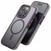 Чехол Hoco AS5 для iP15 Pro Max магнитный,противоударный цвет: пурпурный