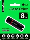 USB флэш-диск BreezyTech U001 (8GB) в блистере цвет: черный