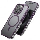 Чехол Hoco AS5 для iP15 Pro магнитный,противоударный цвет: пурпурный