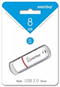 USB-накопитель Smartbuy 8GB Crown series, цвет белый