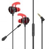 Наушники Hoco M105 игровые с микрофоном (1.2 м) цвет: черный