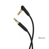 Акустический кабель BOROFONE BL4 jack (M) - jack(M) 3.5mm (2.0 м, угловой) цвет: черный