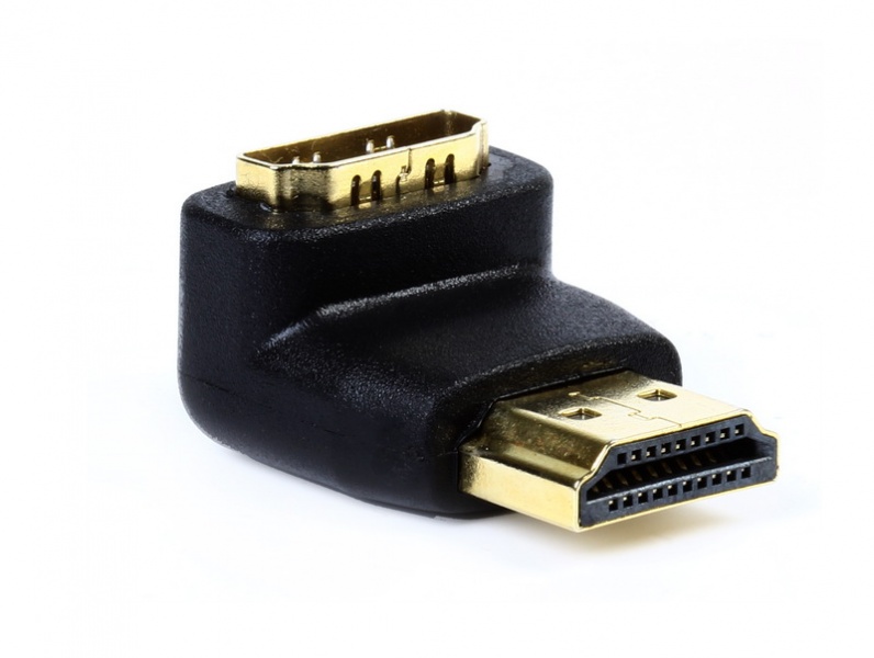 Адаптер SMARTBUY HDMI M-F, угловой разъем (A111)