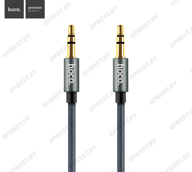 Акустический кабель Hoco UPA03  (1.0 м., 2*3.5 Jack(M))