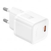 Сетевое зарядное устройство Hoco N64 (PD20W Type-C) цвет: белый