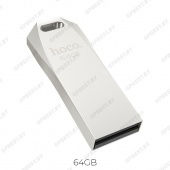 USB flash накопитель HOCO 64Gb UD4, цвет: серебристый
