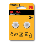 Литиевые батарейки Kodak Lithium CR2032/2BP