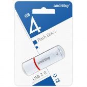 USB флэш-диск Smart Buy  4GB Crown White (SB4GBCRW-W)