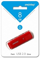USB-накопитель Smartbuy 8GB Dock series, цвет красный