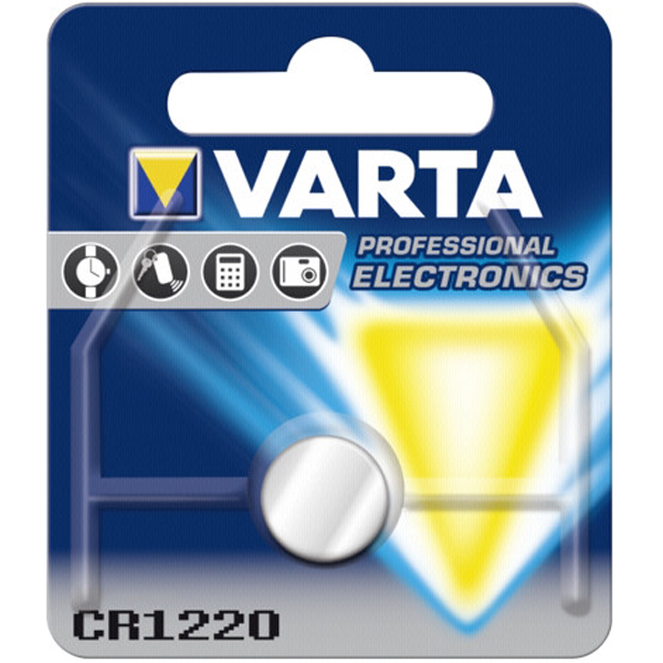 Литиевые батарейки VARTA Lithium CR1220/1BP