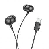 Наушники проводные Borofone BM77 Type-C цвет: черный