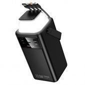 Внешний аккумулятор Borofone BJ65B  80 000 mAh (22.5W+PD20W + 4 кабеля) цвет: черный 