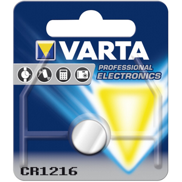 Литиевые батарейки VARTA Lithium CR1216/1BP