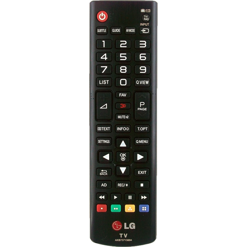 Пульт для LG AKB73715694 ic LCD TV NEW 3D (маленький корпус) (серия HLG358)