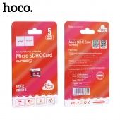 Micro SDHC карта памяти 16GB Class 10 HOCO (без адаптера)