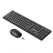 Комплект беспроводной клавиатура+мышь Hoco GM17, цвет: черный