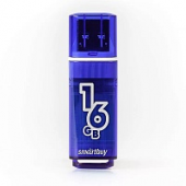USB-накопитель Smartbuy 16GB Glossy series, цвет синий