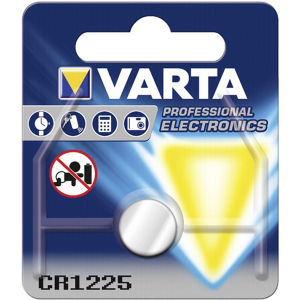 Литиевые батарейки VARTA Lithium CR1225/1BP