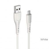 Дата-кабель BOROFONE BX37 Micro(1,0 м), цвет: белый
