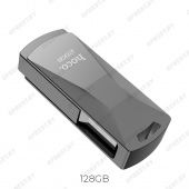USB флеш накопитель HOCO 128Gb UD5 USB3.0 корпус металл, цвет: серый
