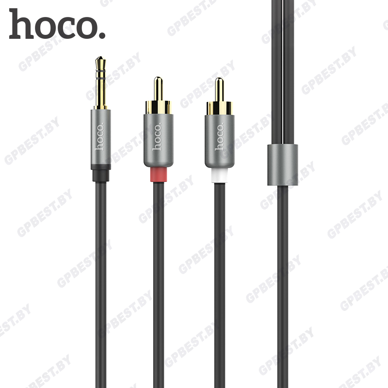 Акустический кабель Hoco UPA10 (1.5 м., 3.5 Jack(M) - 2xRCA(M))