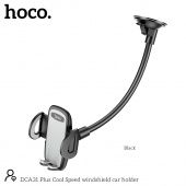 Автодержатель Hoco DCA31 Plus присоска на лобовое стекло цвет: черный