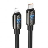 Дата-кабель Hoco U143  Type-C to Lightning (PD27W 1.2 м) цвет: черный