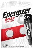 Литиевые батарейки Energizer Lithium CR2032/2BL