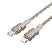 Дата-кабель Hoco X119 Type-C to Lightning (PD20W,нейлон,1 м) цвет: золото