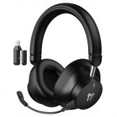 Наушники Hoco W125 беспроводные игровые (4 режима работы) цвет: черный