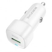 Автомобильное ЗУ Borofone BZ34B (QC3.0 +PD38W) цвет: белый
