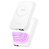 Внешний аккумулятор Borofone BJ83  10000mAh (22.5W+PD20W + лампа,телескоп.держатель) цвет: белый