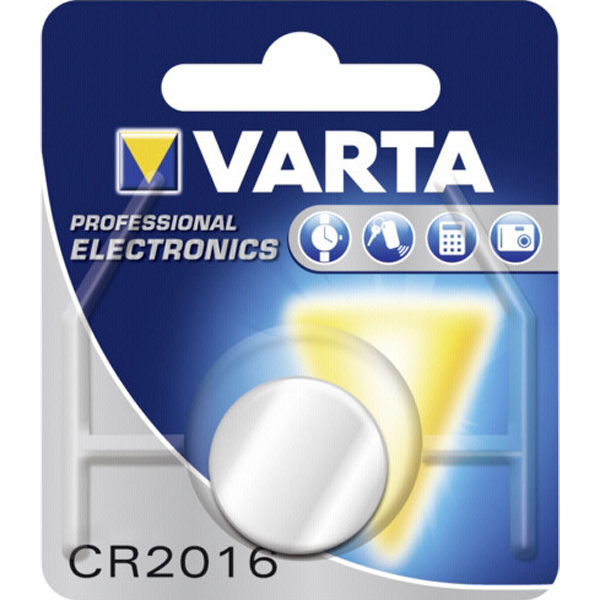 Литиевые батарейки VARTA Lithium CR2016/1BP