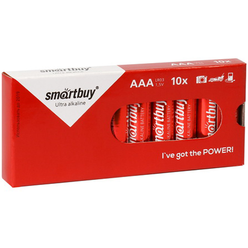 Батарейки алкалиновые SMARTBUY LR03/10 box AAA