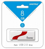 USB-накопитель Smartbuy 8GB Hatch series, цвет белый