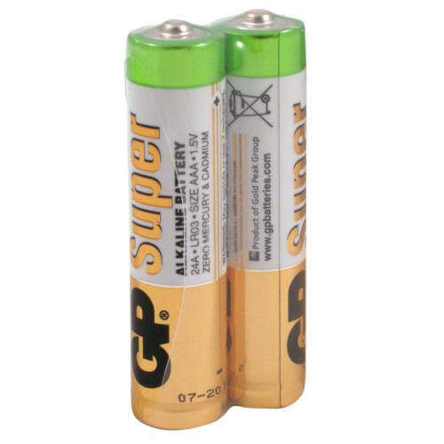 Батарейки алкалиновые GP Super LR03/2S AAA
