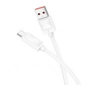 Дата-кабель Borofone BX109A Type-C (5A,быстрая зарядка 1 м) цвет: белый