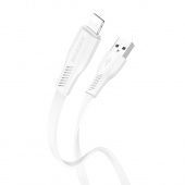 Дата-кабель Borofone BX85 Lightning (1м., 2.4A) цвет: белый