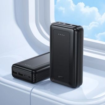 Внешний аккумулятор Hoco J165A  20 000mAh цвет: черный  (cертификат CCC)
