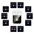 Беспроводные наушники Hoco EW86 TWS (Touch screen) цвет: белый