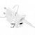 Сетевое зарядное устройство Hoco N69 (QC3.0 +PD20W кабель Ligthing- Type-C)  цвет: белый