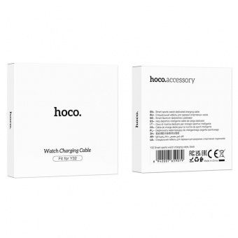 Зарядный кабель Hoco Y32 для смарт-часов цвет: черный