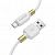 Дата-кабель BOROFONE BX59 Micro (1 м, 2.4 A) цвет: белый