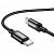 Дата-кабель Hoco X89 Type-C to Type-C (60W,нейлон,1 м) цвет: черный
