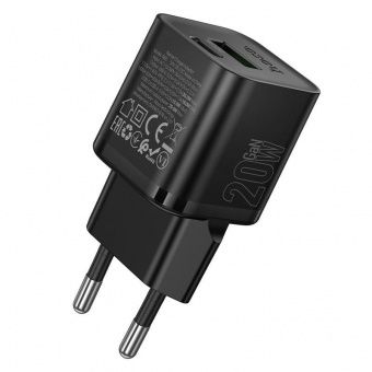 Сетевое зарядное устройство Hoco N65 (QC3.0 +PD20W)  цвет: черный