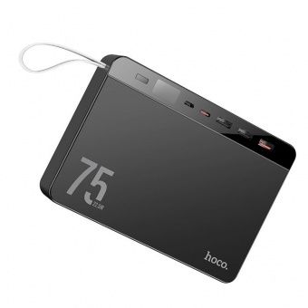 Внешний аккумулятор Hoco J94  75 000mAh  (22.5W, PD20W, QC3.0,) цвет: черный 