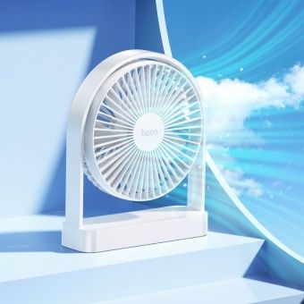 Вентилятор Hoco HX65 настольный утратонкий цвет: белый