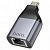 Адаптер Hoco UA35 Type-C - RJ45  цвет: металлик 