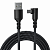 Кабель BreezyTech SL005 USB to Type-C (1 м,угловой,нейлон,18W) цвет: черный