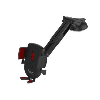 Автодержатель Hoco CAD01 присоска, телескопический цвет: черный